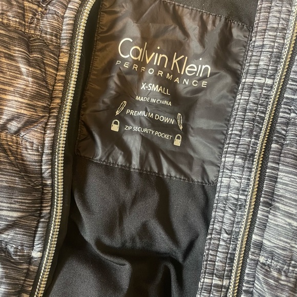 Calvin Klein Gray Puffer Vest - Picture 2 of 5